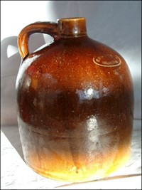 Albany Glazed Jug Signed C. Hermann & Co Milwaukee