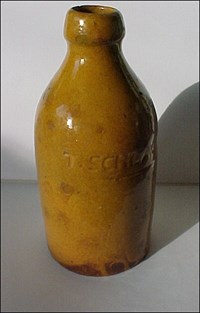 Stoneware Beer Bottles